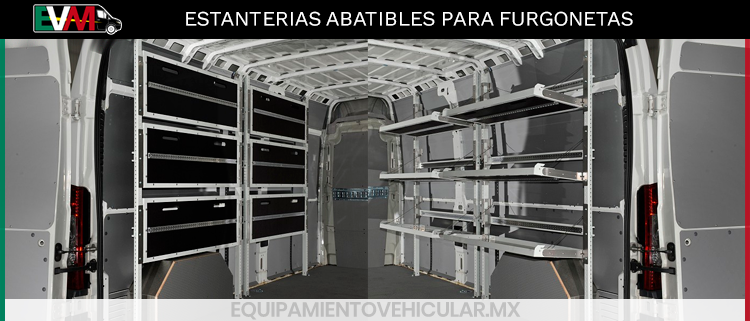 Kit abatible para Paqueterías  Equipamiento Vehicular México