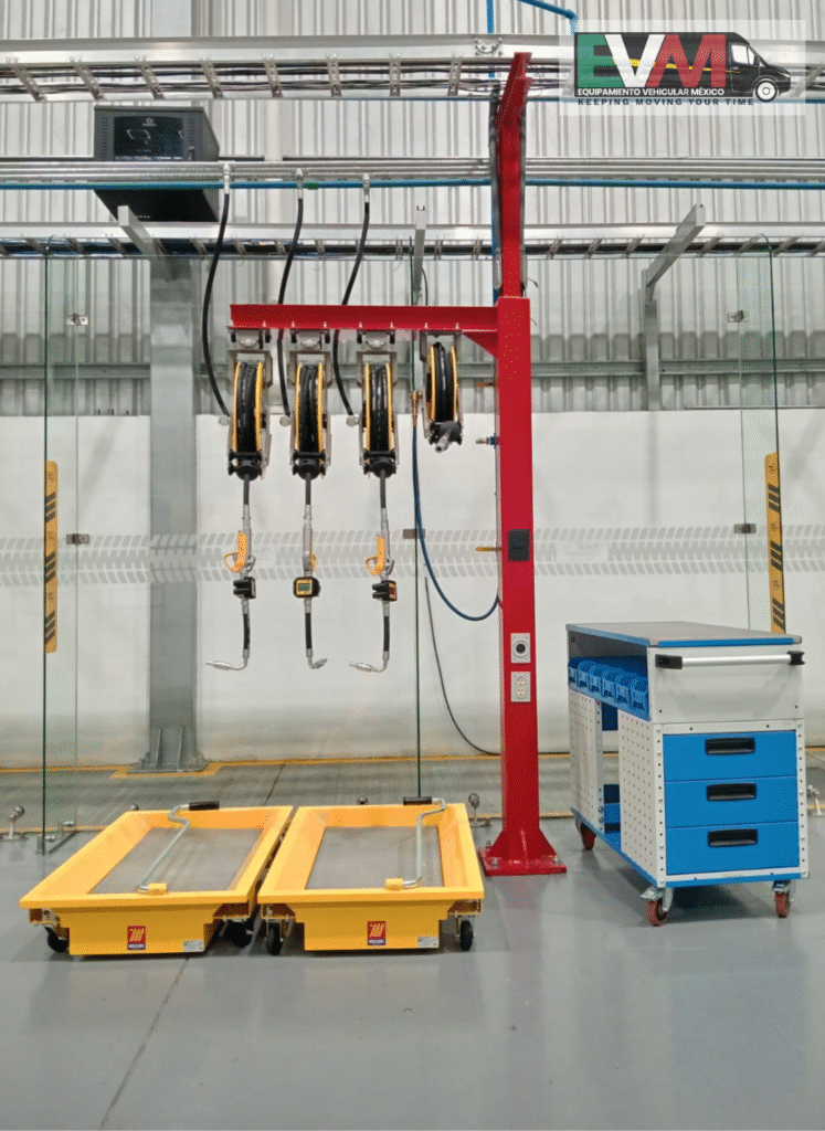 Equipamiento especializado para talleres industriales