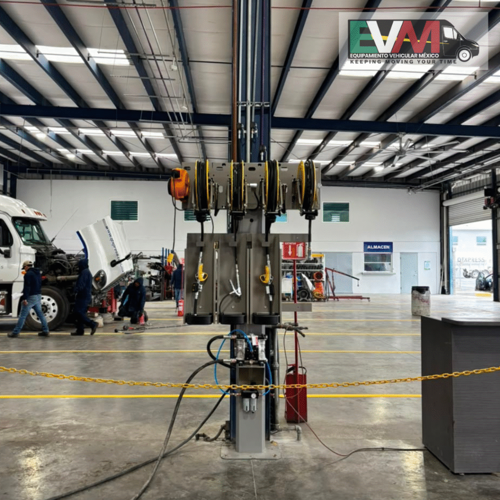 Equipamiento de talleres de mantenimiento para tractocamiones